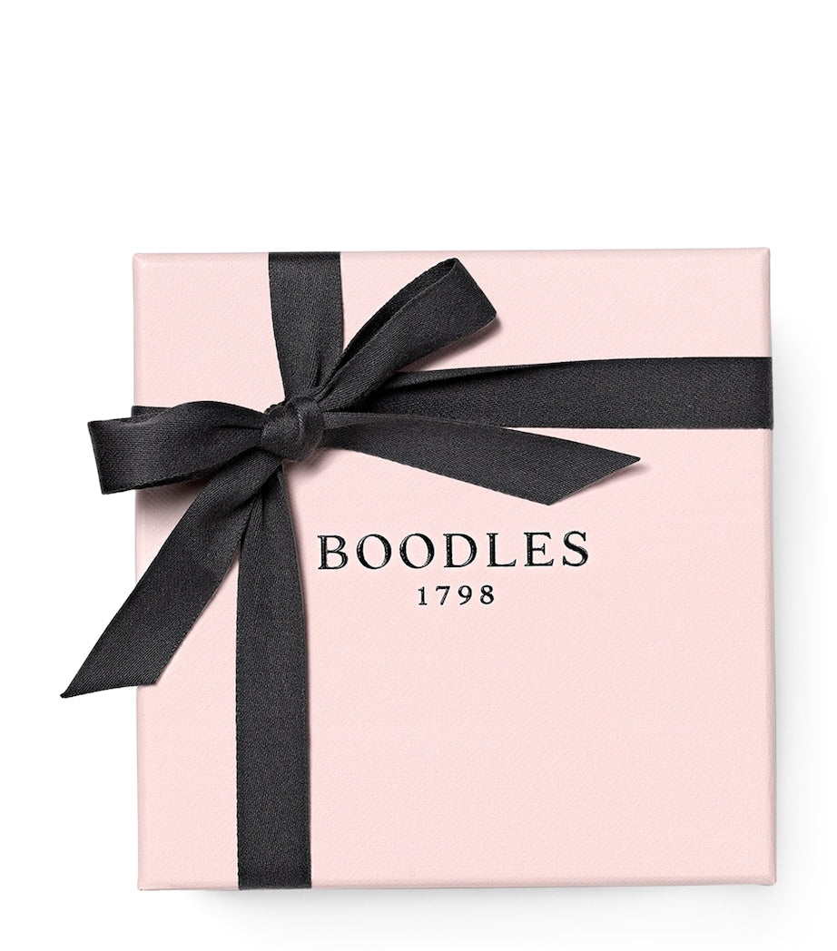 Boodles Woodland earrings platinum diamond pavé pinecone, UK version