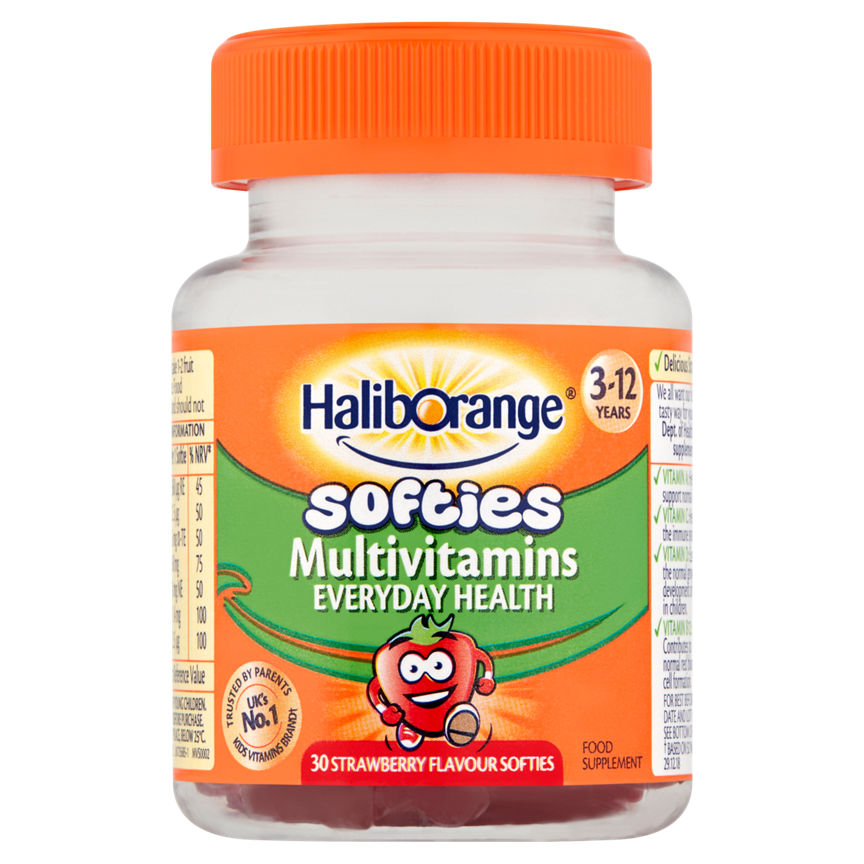 Haliborange Multivitamins Everyday Health 30 Strawberry Softies 3-12 Years