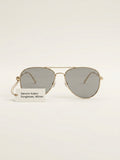 Celine square-frame metal sunglasses CL40318U, imported from the UK