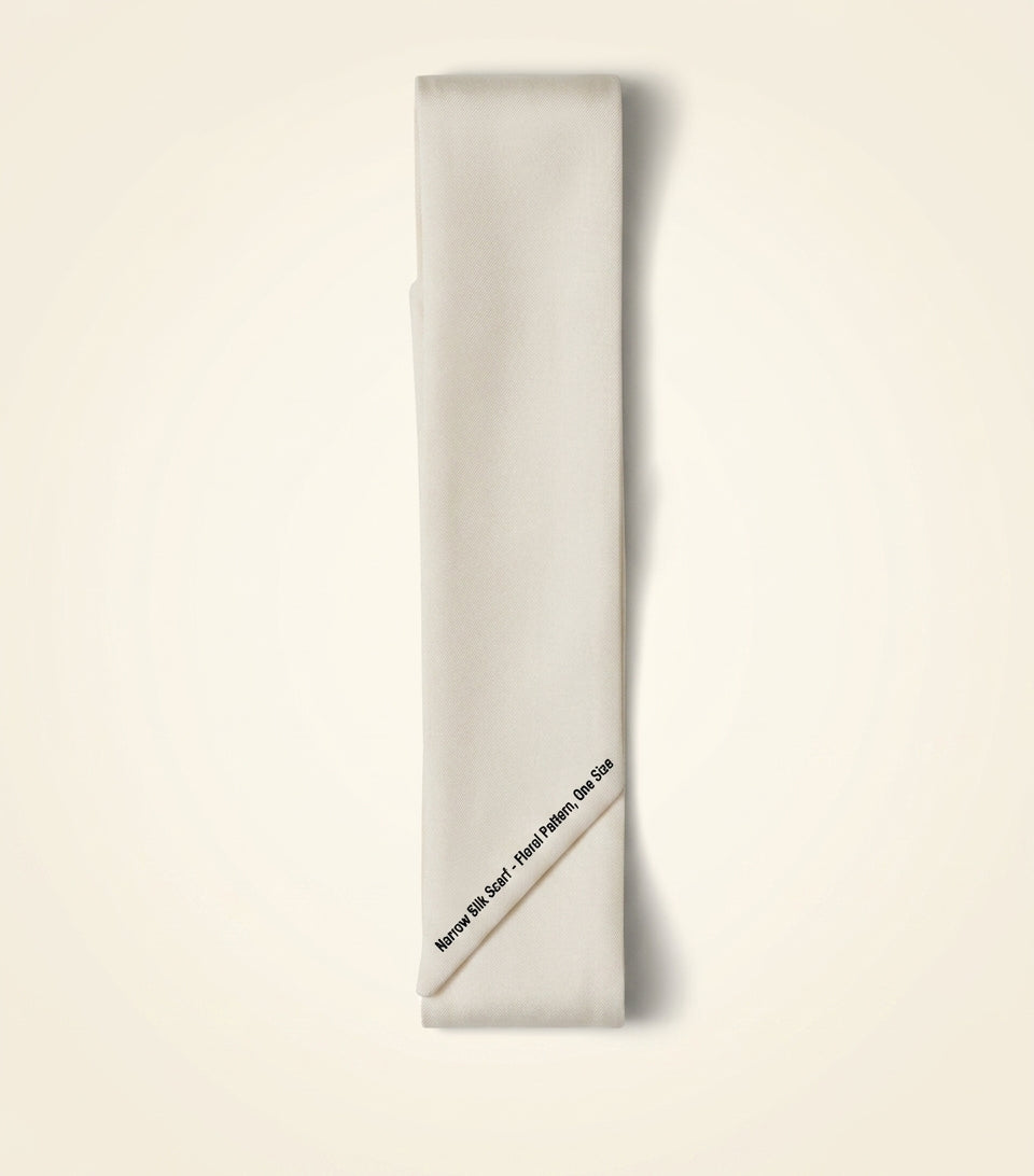 Prada Seiden-Schmalhalstuch 85cm - Britisches Produkt