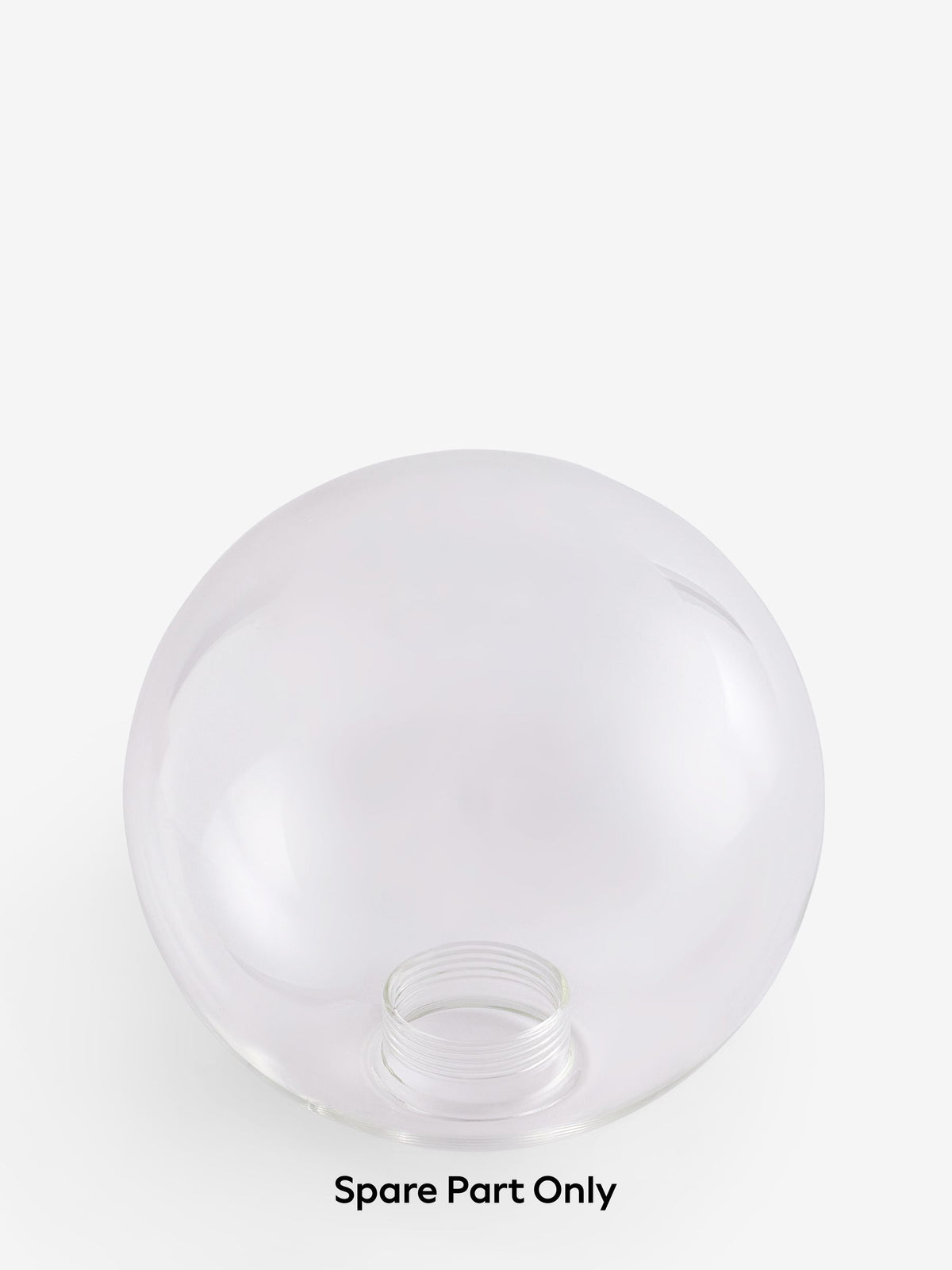 Clear Archer chandelier glass shade spare part 16cm - British product
