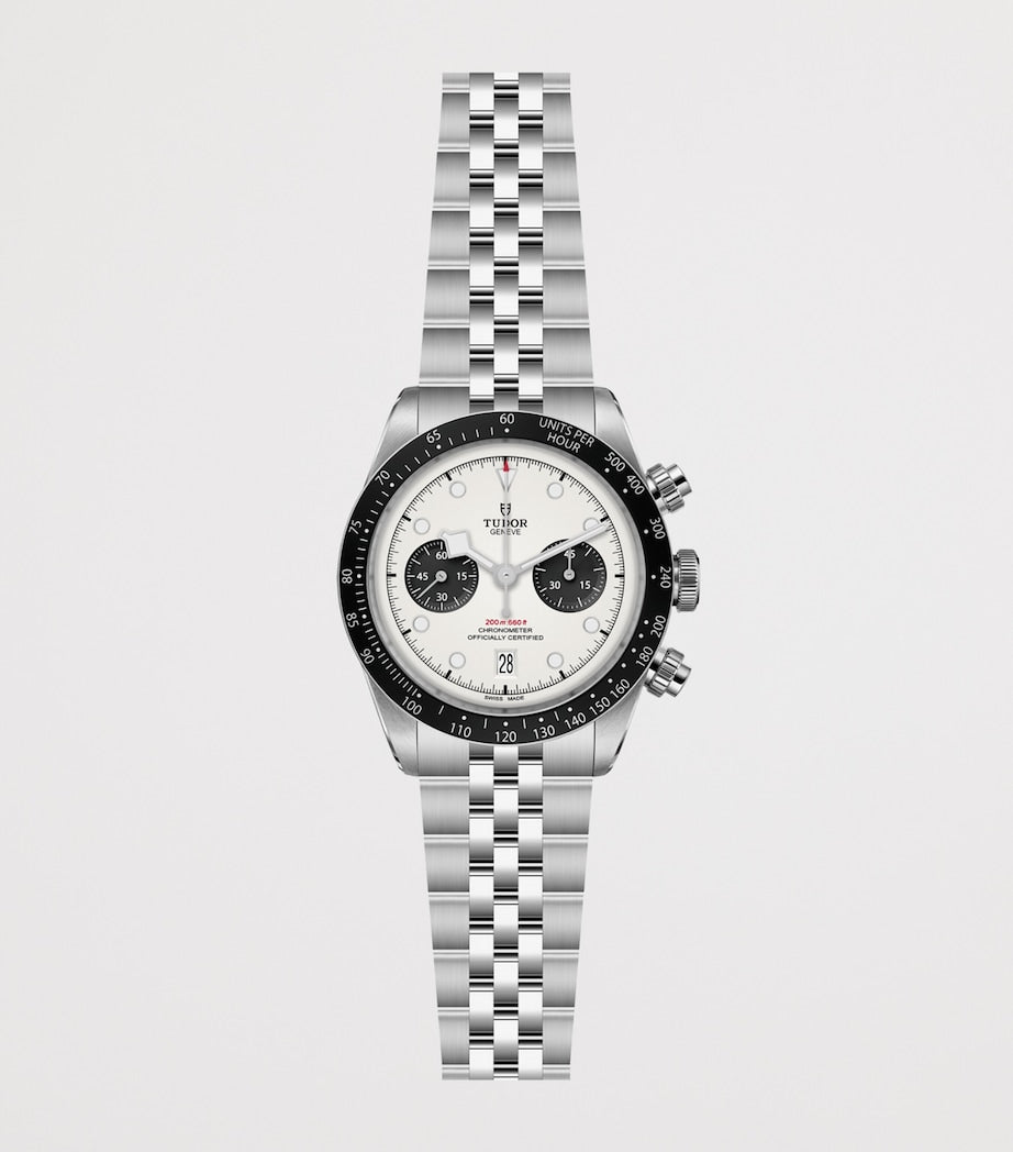 TUDOR Black Bay Chrono stainless steel watch 41mm (British brand)