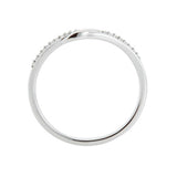 Revere diamond wedding band 9ct white gold 0.05ct, UK version