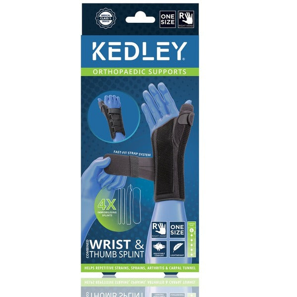 Kedley combined wrist thumb splint right, UK version