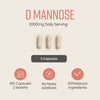 VitaBright pure D-Mannose 2000mg 180 capsules, UK version