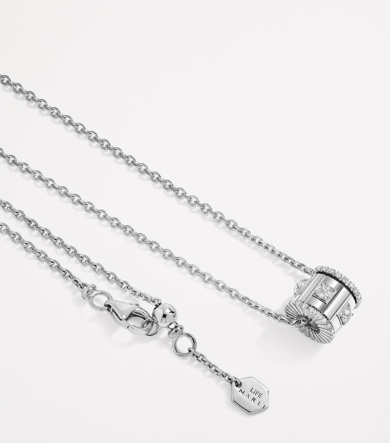 Marli New York LIFE necklace 18k white gold, UK version