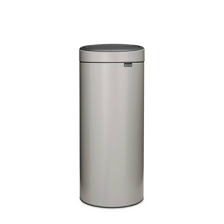 Brabantia 30 litre Touch Bin Soft Grey (British brand)