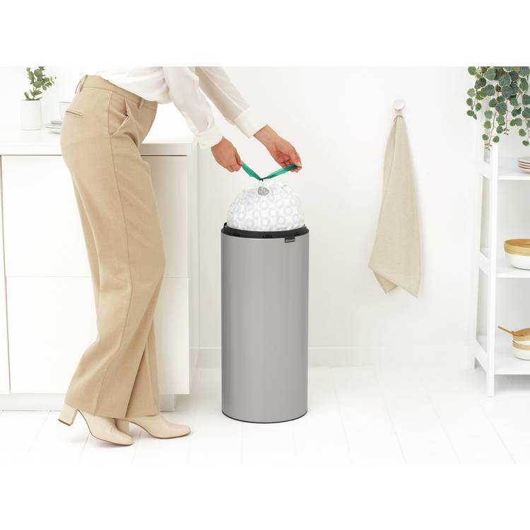Brabantia 30 litre Touch Bin Soft Grey (British brand)