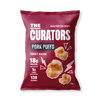 The Curators smoky bacon pork puffs 25g - British product
