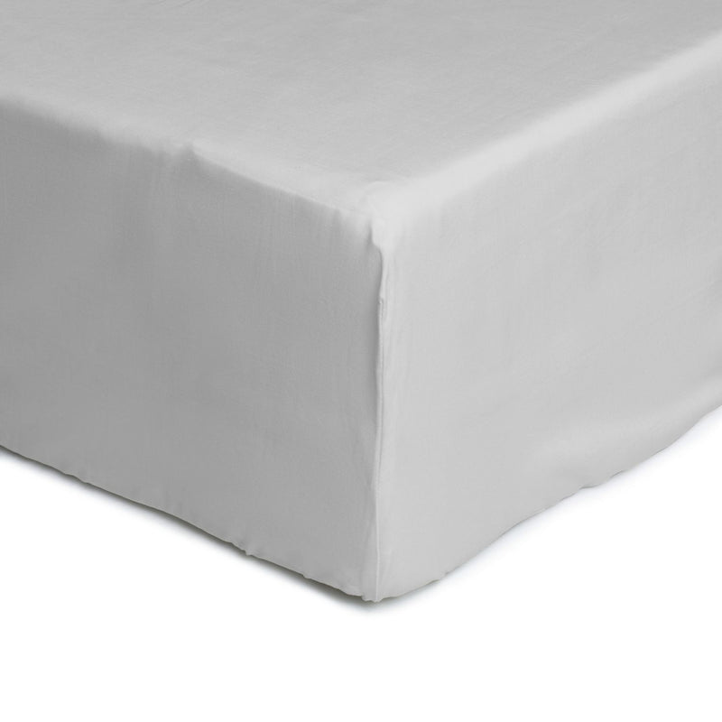 Habitat Anti-Microbial Cotton White Fitted Sheet - Single