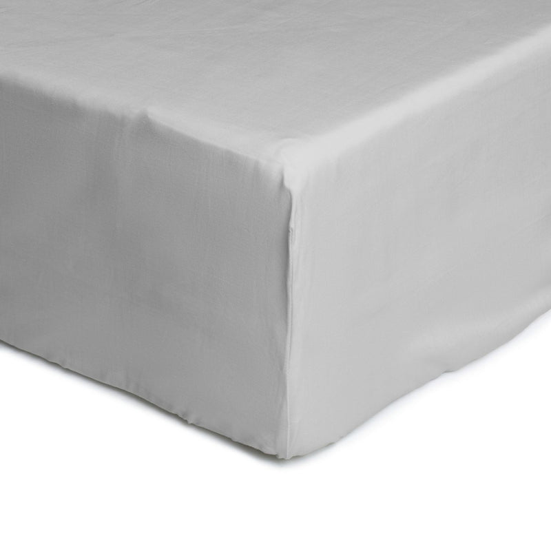Habitat Anti-Microbial Cotton White Fitted Sheet - Single