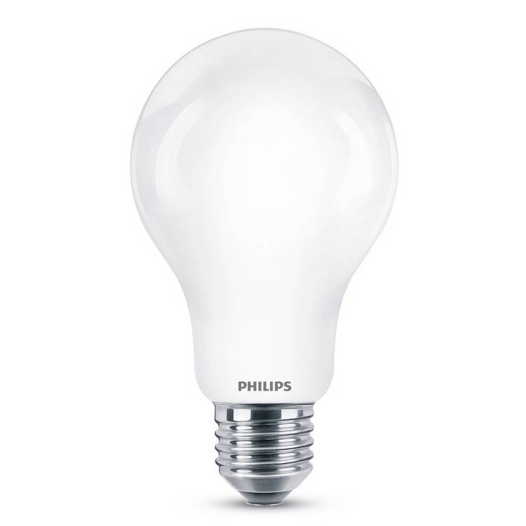 Philips LED light bulb 150W equivalent with ES fitting, imported from the UK