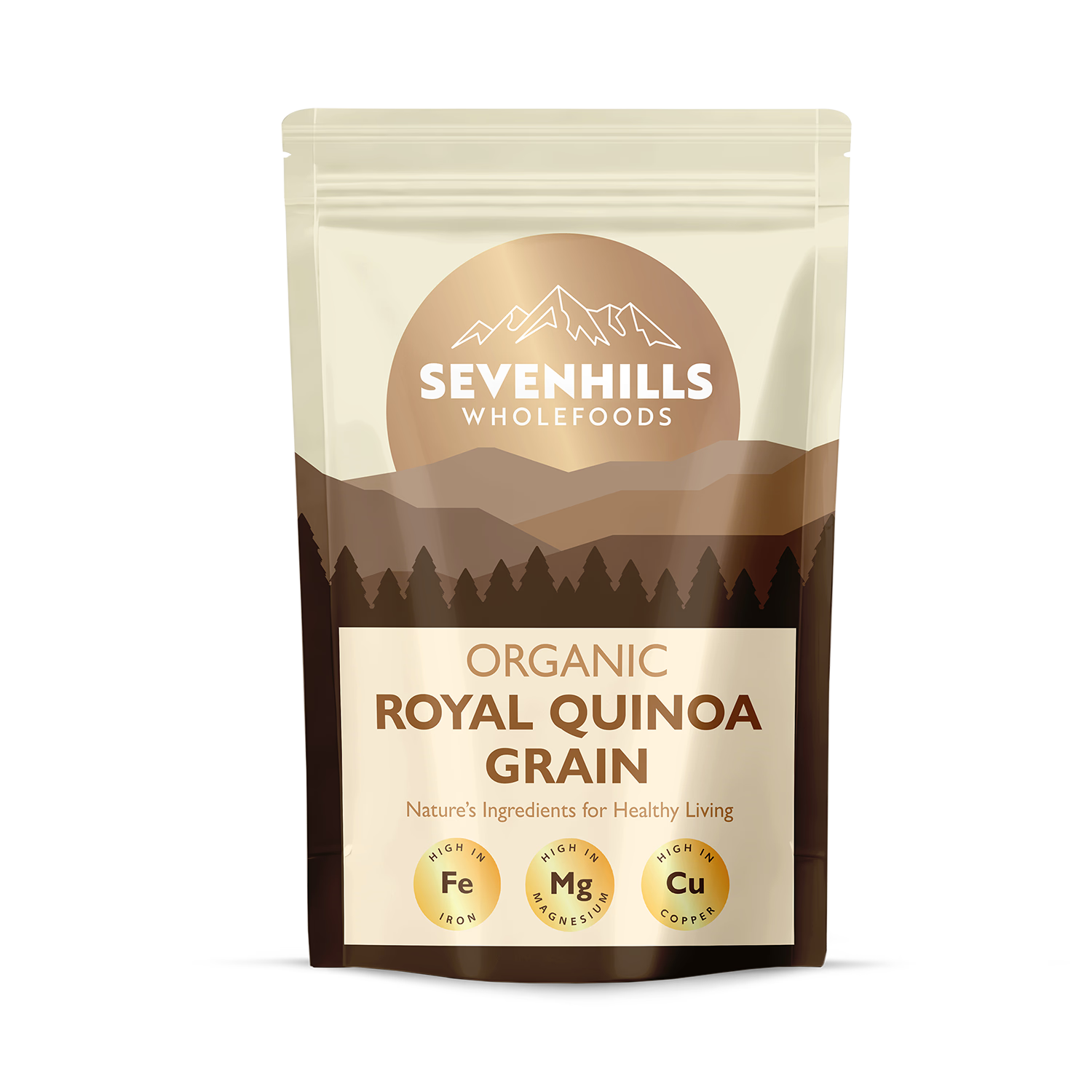Organic royal quinoa white grain 1kg - British product