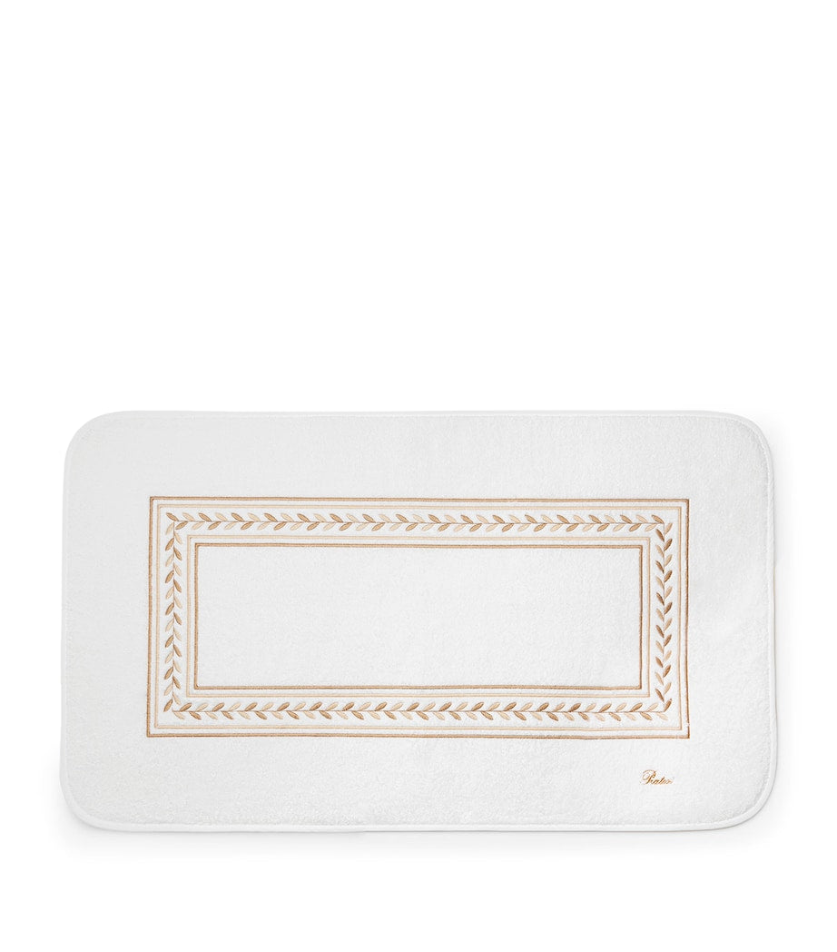 Pratesi Impero cotton bath mat 20x35cm - British product