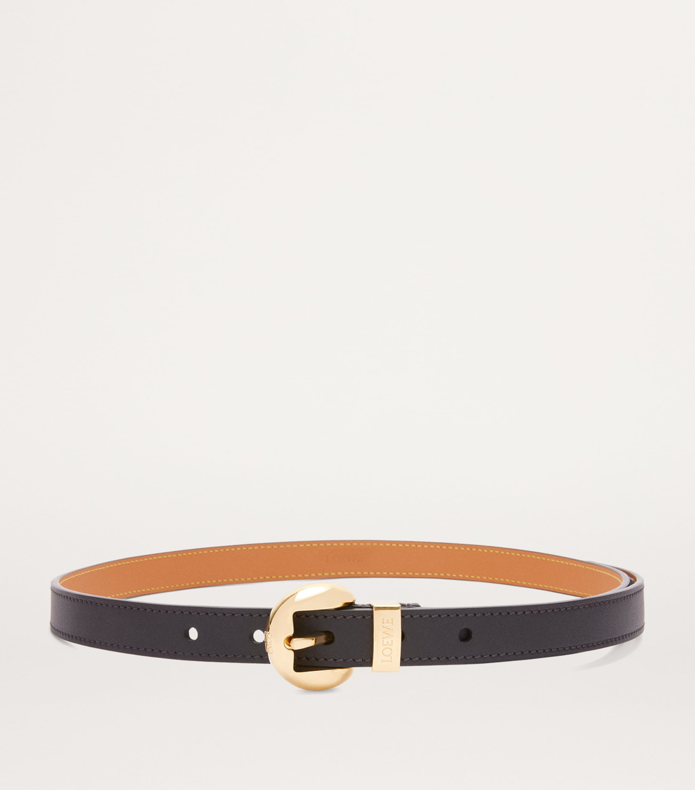 LOEWE leather pebble belt, UK version