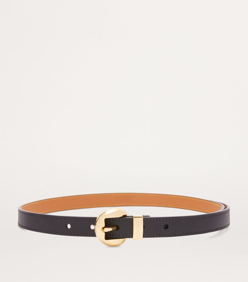 LOEWE Leder-Kieselstein-Gürtel, UK-Version