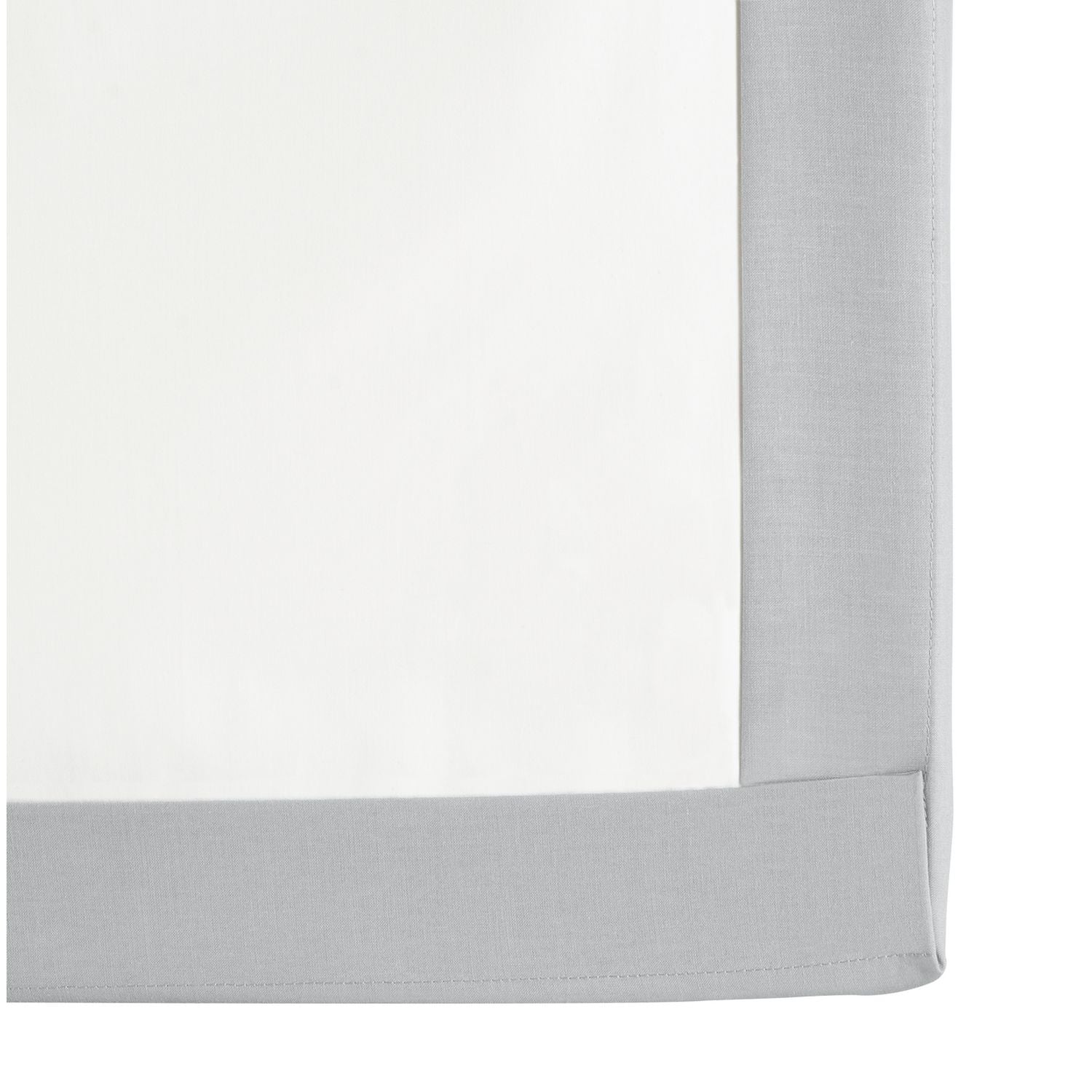 Habitat cotton rich flat sheet in dove grey, imported from the UK