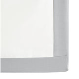 Habitat cotton rich flat sheet in dove grey, imported from the UK