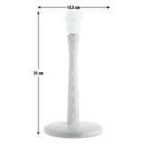 Habitat wooden table lamp base natural H31cm, imported from the UK
