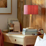Habitat wooden table lamp base natural H31cm, imported from the UK