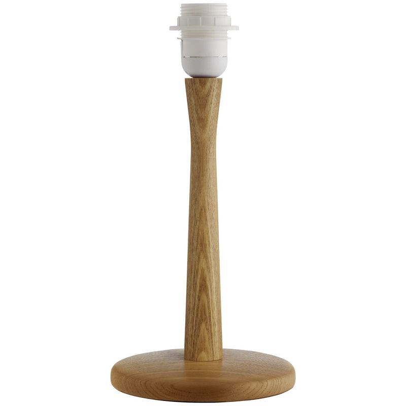 Habitat wooden table lamp base natural H31cm, imported from the UK