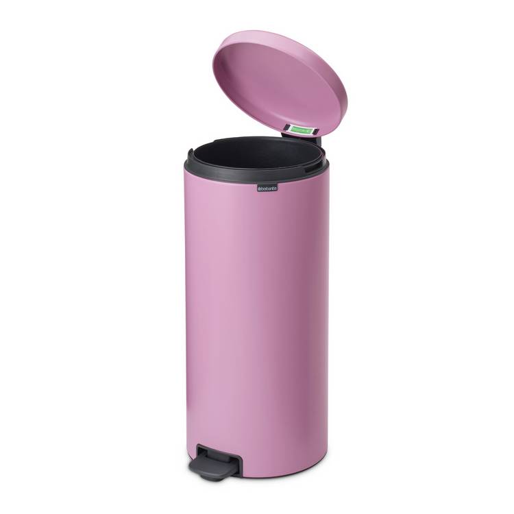 Brabantia NewIcon Lilac Pink pedal bin 30L, UK version