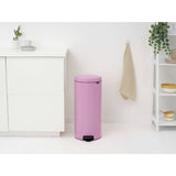 Brabantia NewIcon Lilac Pink pedal bin 30L, UK version