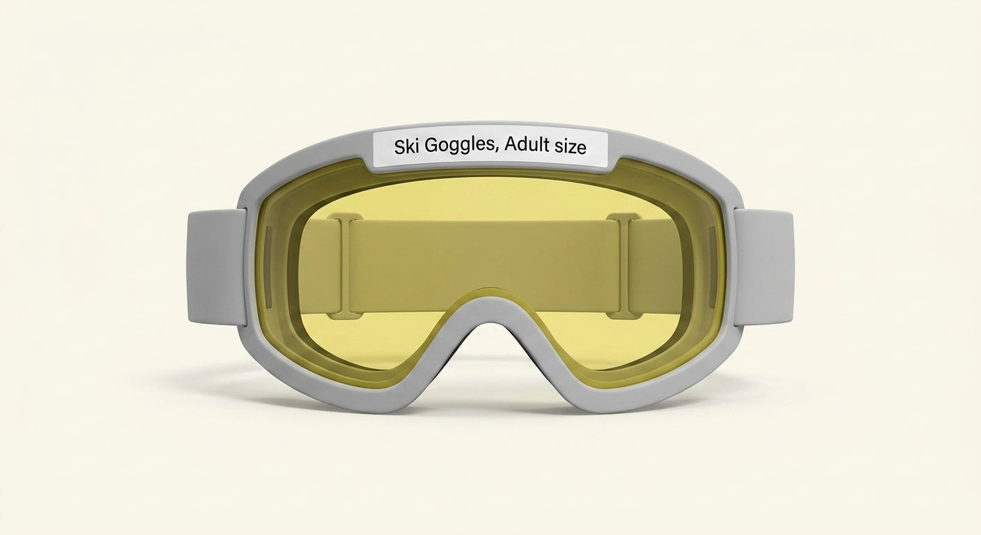 Gucci irregular-frame injected goggles with polycarbonate lens - British product