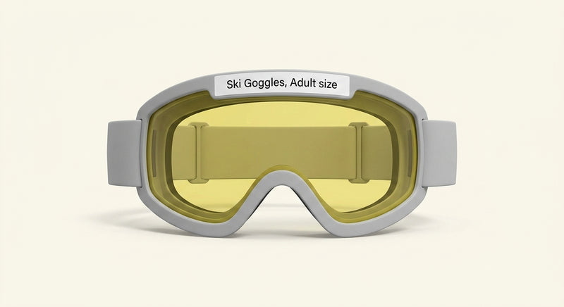 Gucci irregular-frame injected goggles with polycarbonate lens - British product