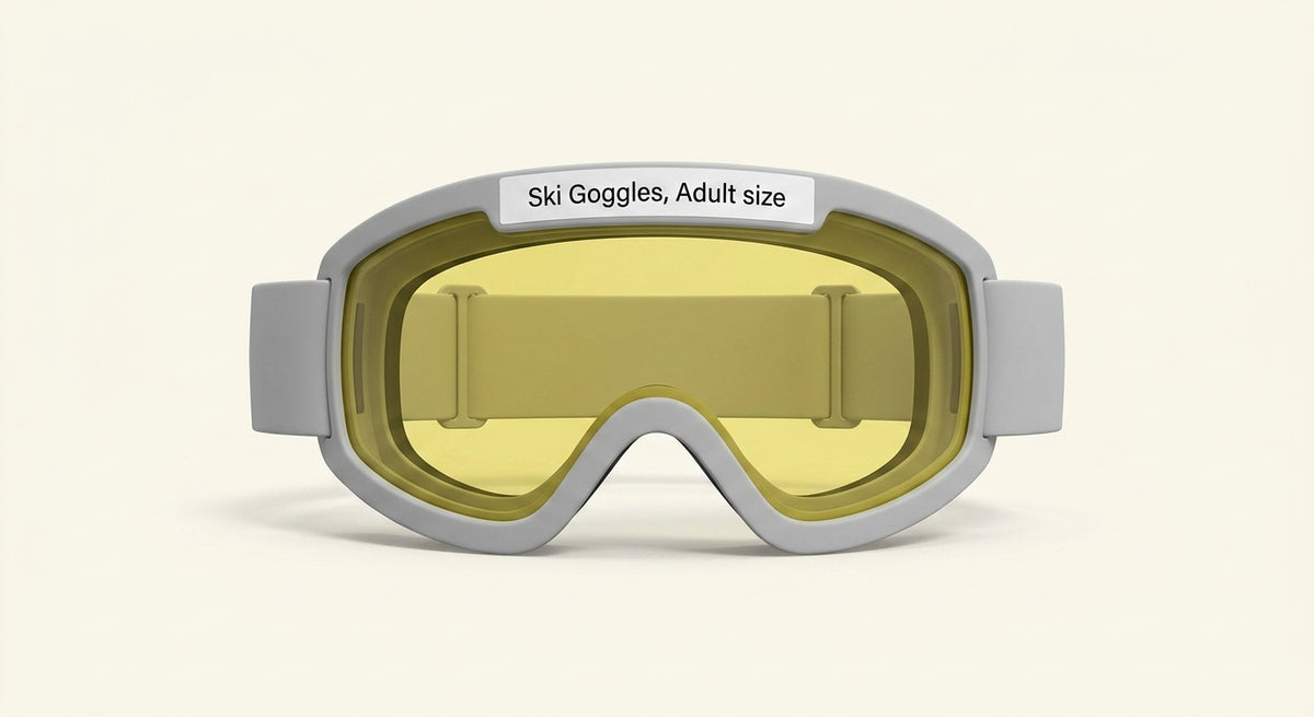 Gucci irregular-frame injected goggles with polycarbonate lens - British product