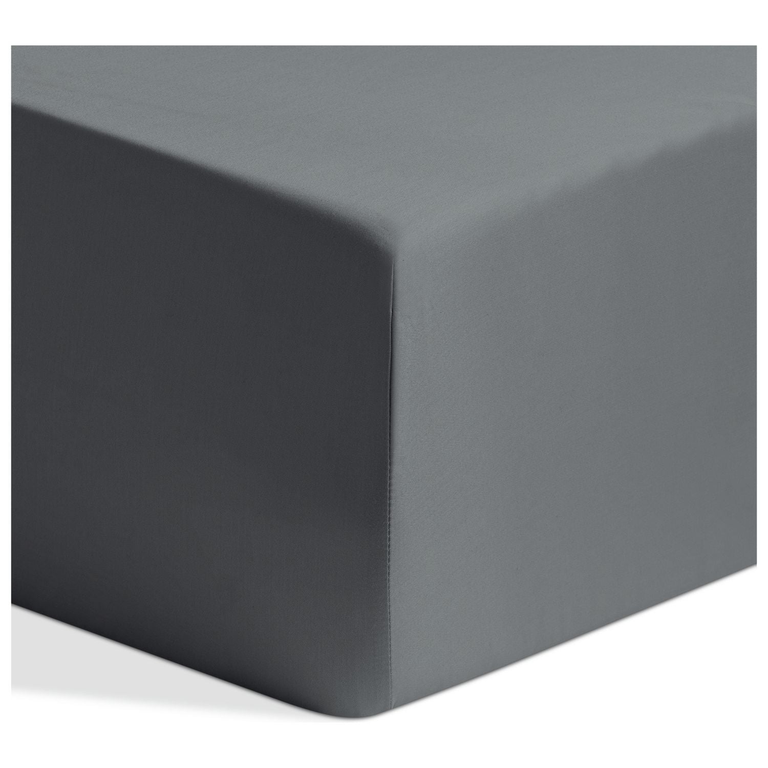 Habitat Egyptian Cotton 400TC Slate Fitted Sheet - King