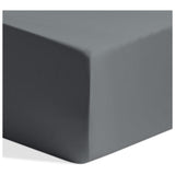 Habitat Egyptian Cotton 400TC Slate Fitted Sheet - King