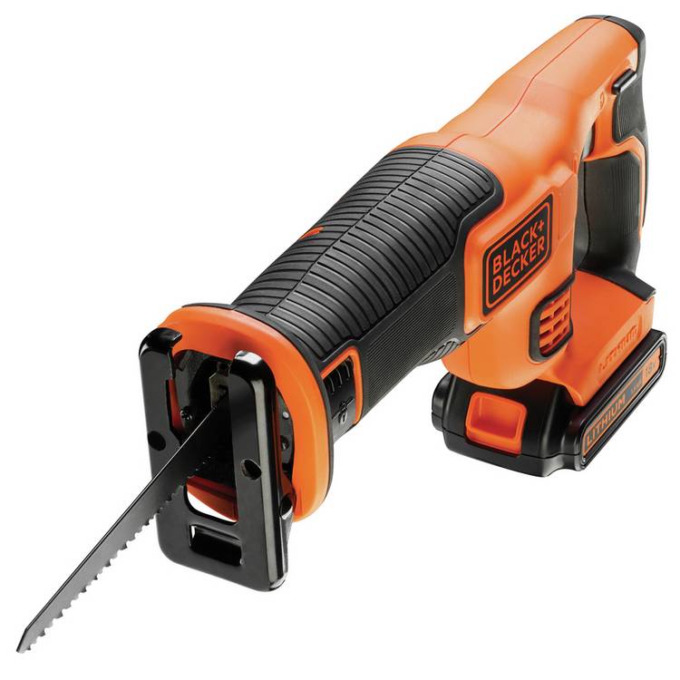 Black+Decker 18V cordless reciprocating saw (British brand)