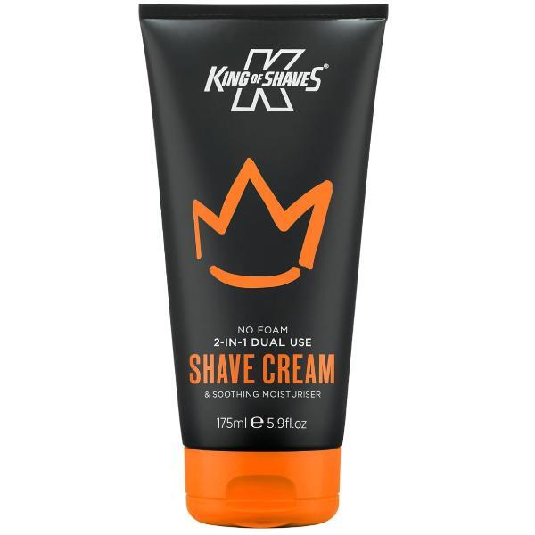 King of Shaves 2-in-1 no foam shaving cream 175ml, imported from the UK