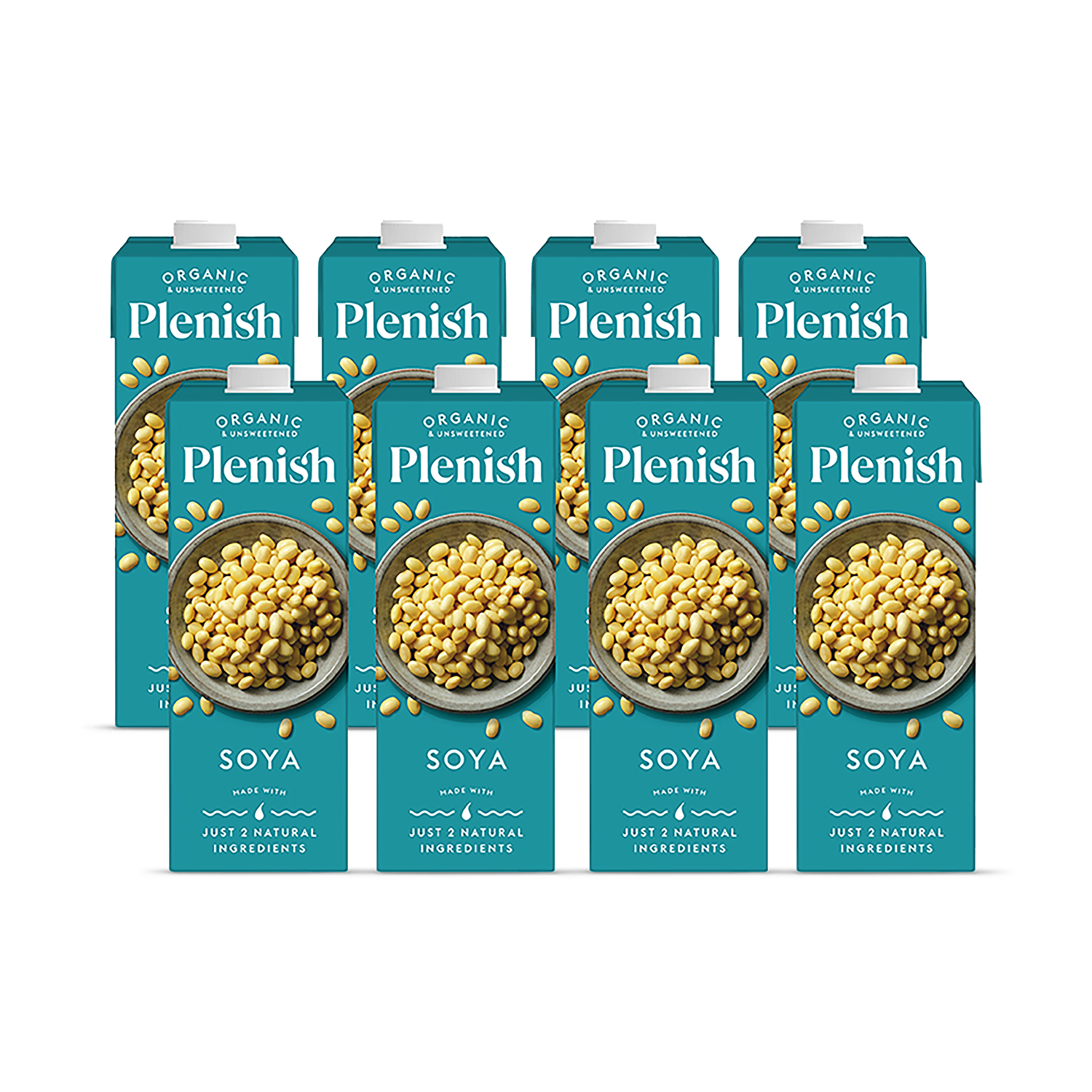 Organic High Protein Soya Milk Alternative 8 x 1L