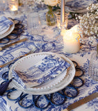 Maison Margaux toile fabric napkins set of 4, imported from the UK