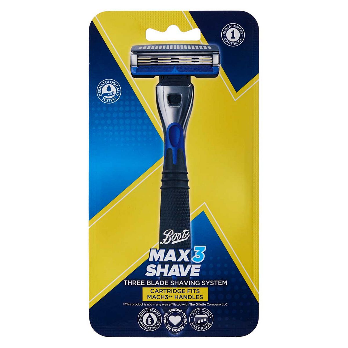 Boots Max Shave Three Blade Shaving System & Trimmer GOODS Boots   