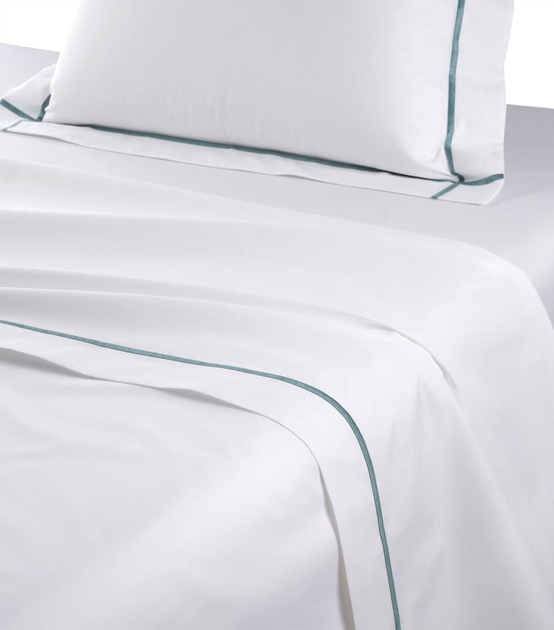 Yves Delorme Athena Super King Flat Sheet 270cm x 295cm (British brand)