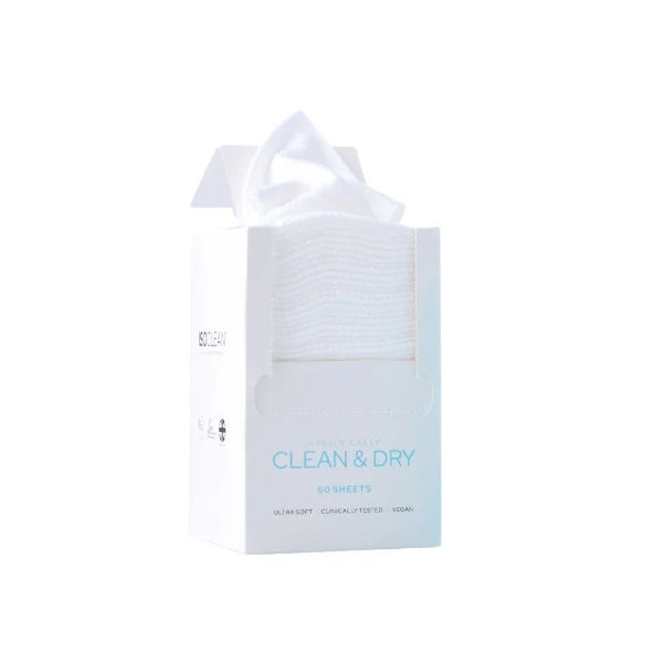ISOSKIN face makeup remover dry wipes pack of 60, UK version
