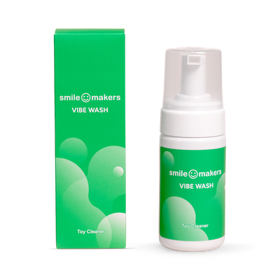 Holland & Barrett Smile Makers Vibe Wash Foaming Antibacterial Sex Toy Cleaner 100ml- Buy online at McGrocer