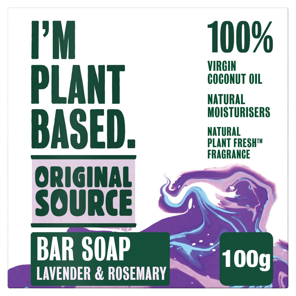 Original Source I'm Plant Based Lavender & Rosemary Bar Soap 100g