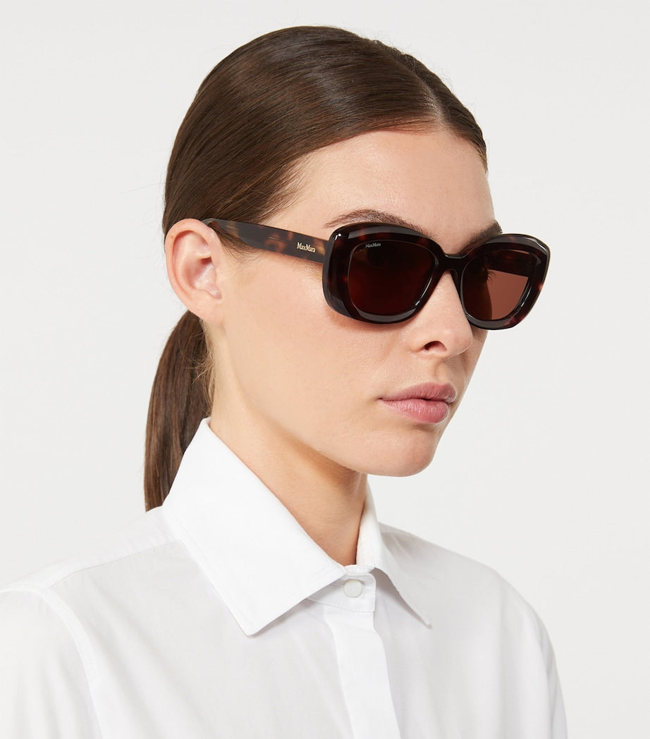 Max Mara oversized oval sunglasses, UK version