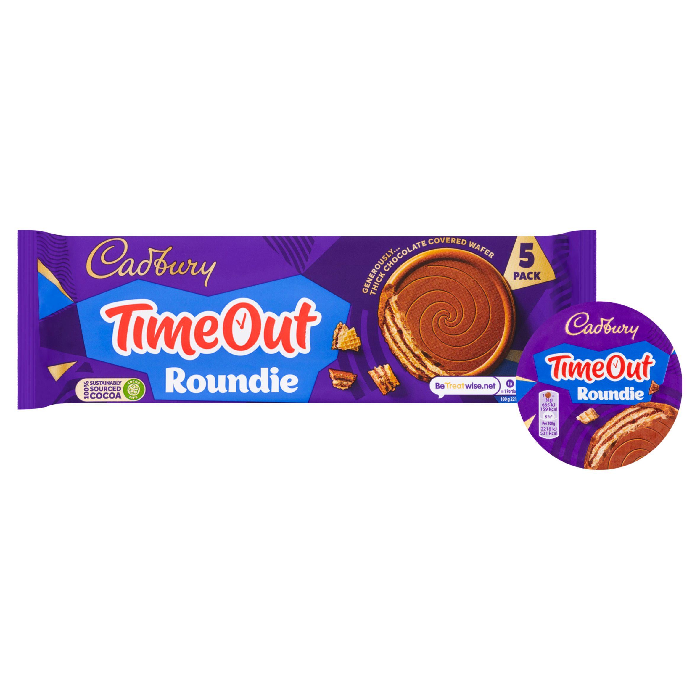 Cadbury Time Out 5 Roundie 150g GOODS Sainsburys   