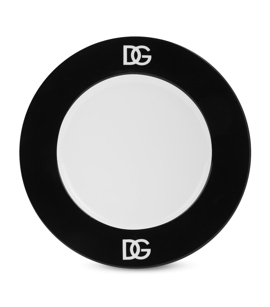 Dolce&Gabbana Casa DG Millennials logo plates 19cm - British product