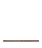 Ceinture fine Cassandre en cuir de veau Saint Laurent, version UK