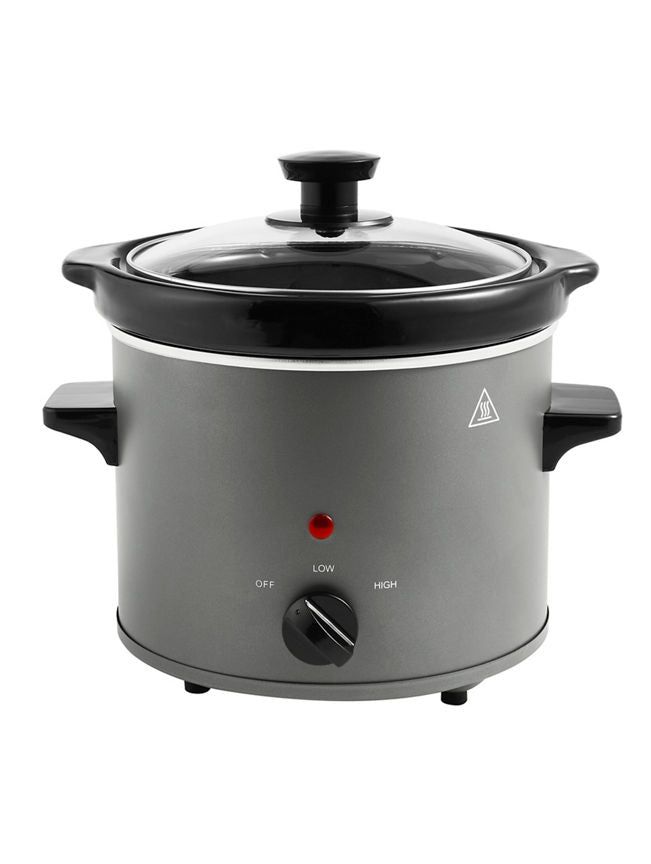 George Home Grey Compact Slow Cooker General Household ASDA   