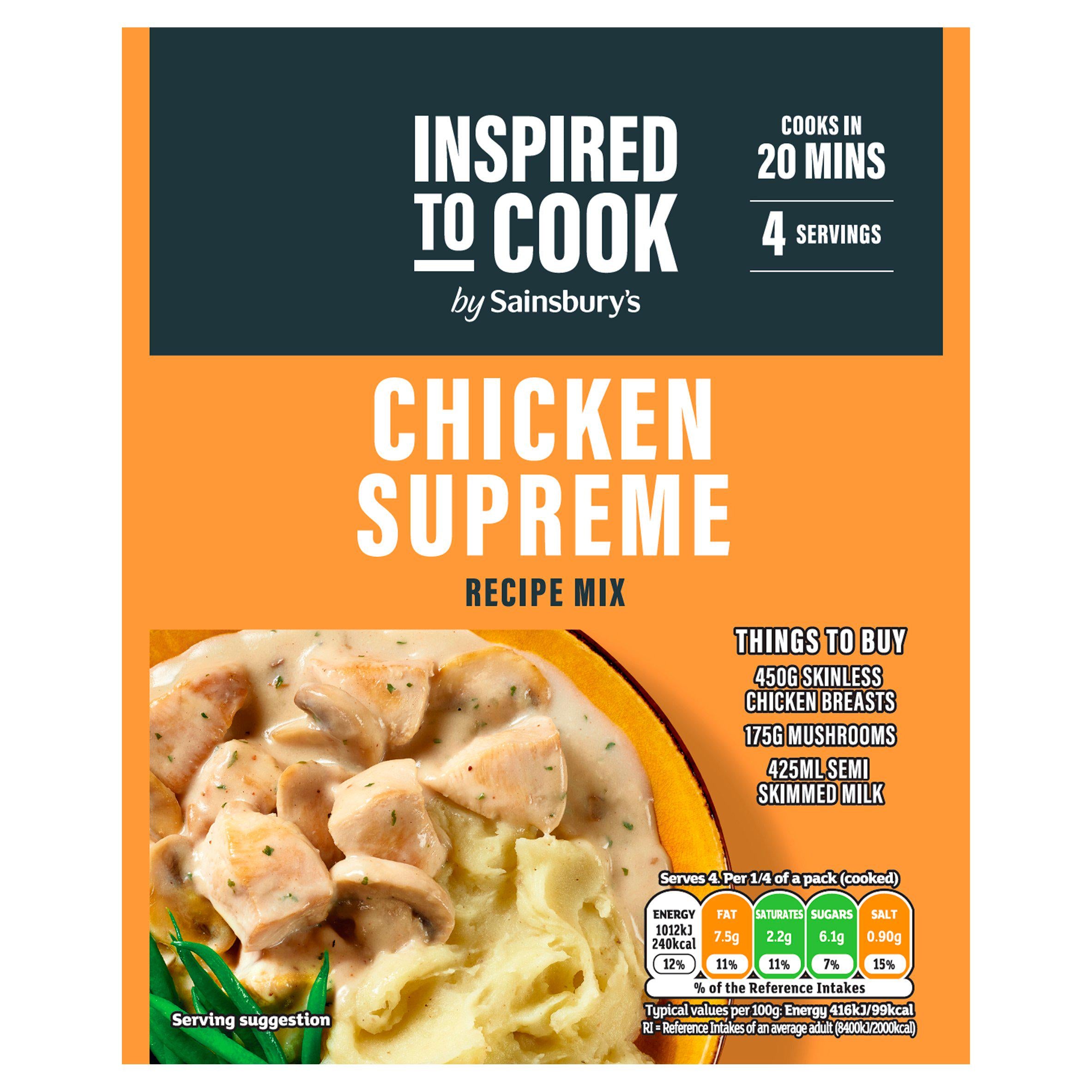 Sainsbury's Chicken Supreme Recipe Mix, Inspired to Cook 38g GOODS Sainsburys   