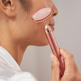 Love My Skin Rose Quartz Vibrating Facial Roller, UK version