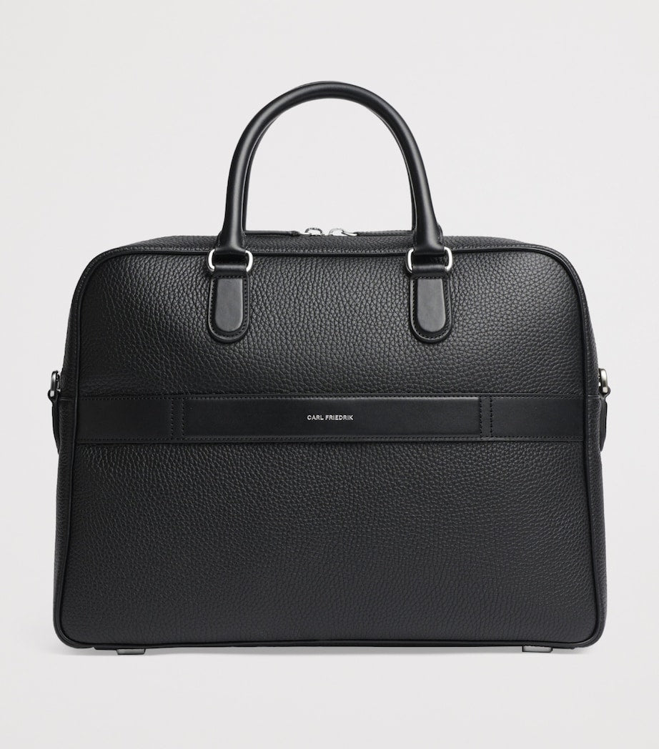 Carl Friedrik Dunloe leather briefcase - British product