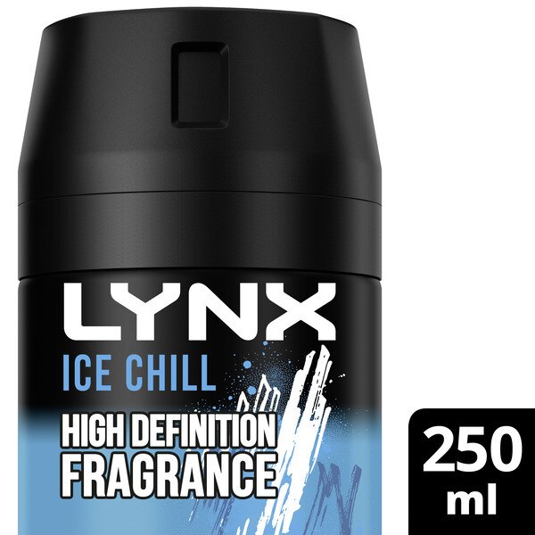 Lynx Deodorant Bodyspray Aerosol Ice Chill 150ml GOODS Superdrug 250ML  